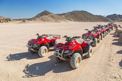 Morning Trip Hurghada Desert Tour by ATV, Pick-up