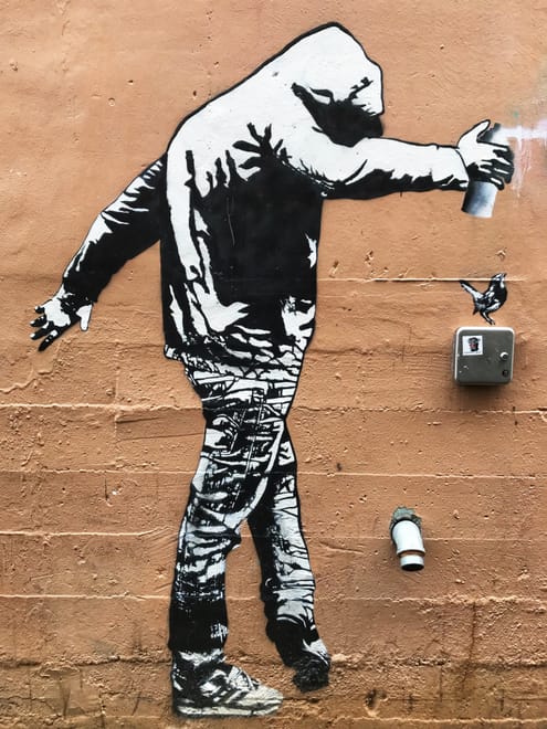 Blek Le Rat mural