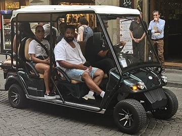 Private Florence Golf Cart Tour with Audio Guide