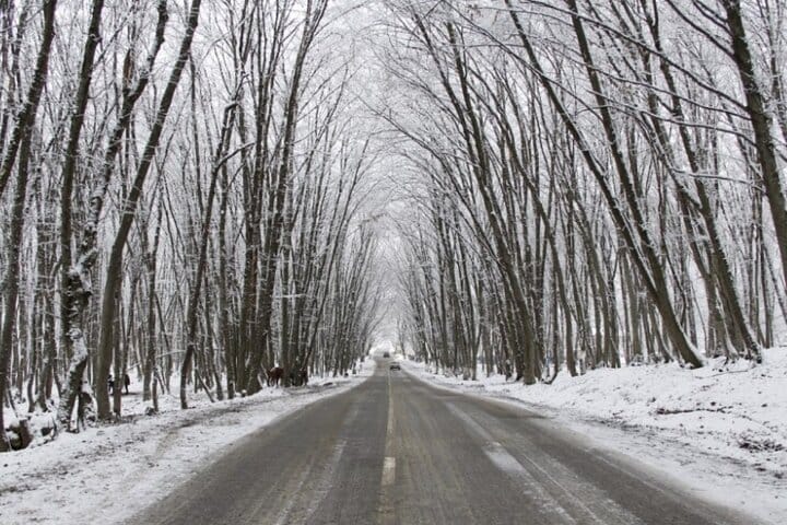Qechresh in Winter. Guba. Quba. Azerbaijan tour