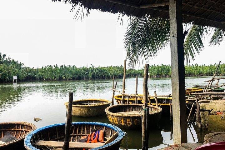 Entry Ticket: Basket Boat Ride in Cam Thanh Coconut forest