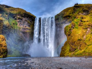 Skógafoss waterfall