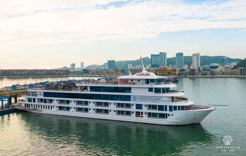 Ambassador Day Cruise – Halong Bay 5 Star Day Cruise from Harbor