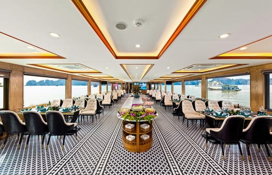 Heritage Luxury Day Cruise 6 Hours Explore Halong Bay FROM Harbor
