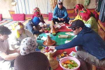 Marrakech: Agafay desert experience Cooking Class &Lunch w/pickup