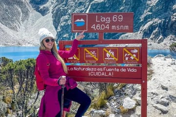 Laguna 69 Day Hike from Huaraz in the Cordillera Blanca