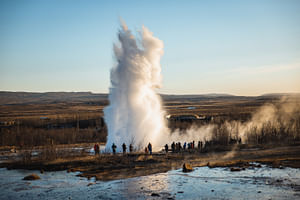 Private Golden Circle with geothermal power plant exhibition, lunch and  Laugarvatn Fontana SPA