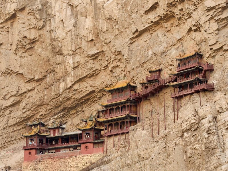 Datong: Hanging Temples, Yungang Grottoes & Wooden Pagoda