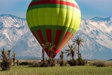 Hot Air Balloon Adventure Over Marrakech Countryside