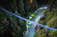 Capilano Suspension Bridge.