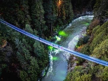 Capilano Suspension Bridge.
