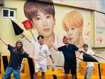 BTS Jimin & Jungkook Mural, Gamcheon Village