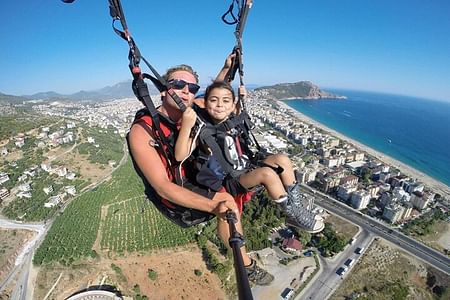 Tandem Paragliding Adventure in Alanya with Roundtrip Transfers