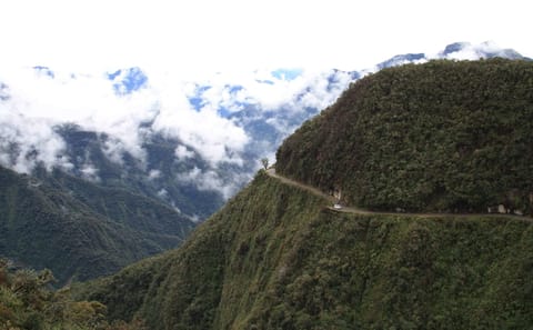 Bike Tour Down the Death Road in La Paz, Bolivia