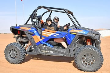 Premium Desert Safari with Dune Buggy, Camel Ride, and BBQ in Dubai