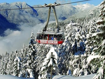 Grouse Mountain snow.