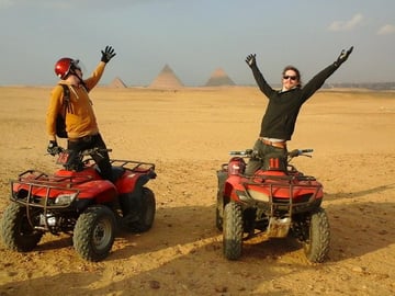 Private ATV Quad Bike Safari at the Giza Pyramids Desert