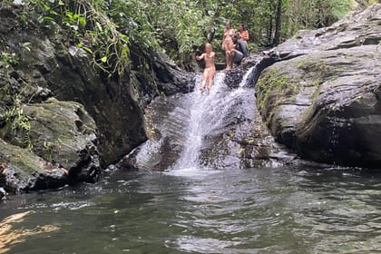 T2C-Into the rainforest: Discover a Belize waterfall