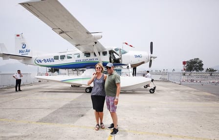 Private Charter Flight to Visit Halong Bay by Halong Bay Seaplane