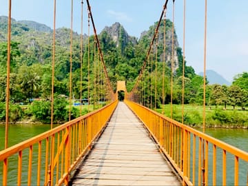Adventure Tour: Kayak, Zipline, and Explore Caves in Vang Vieng