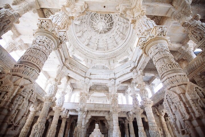 Bas-Relief Work in Ranakpur Temple