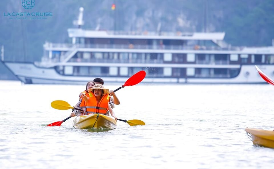 Luxury La Casta Cruise 3 Days Explore Halong Bay Lan Ha Bay Private Balcony