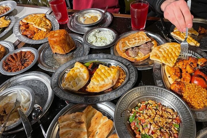 Traditional Turkish Dinner Feast in a Local Restaurant 6