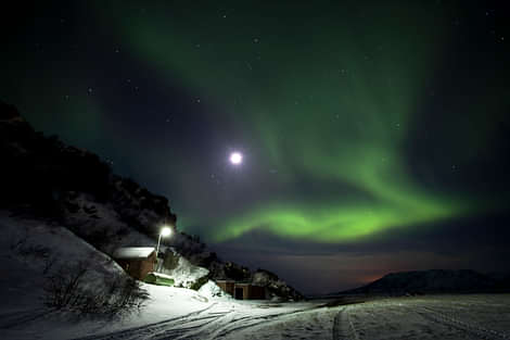 Northern Lights during South Iceland itinerary