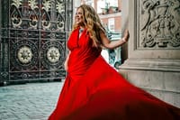 Flying Dress Photoshoot in London