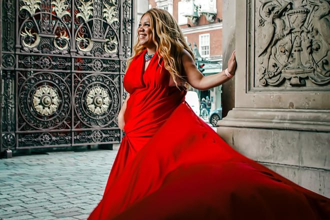 Flying Dress Photoshoot in London