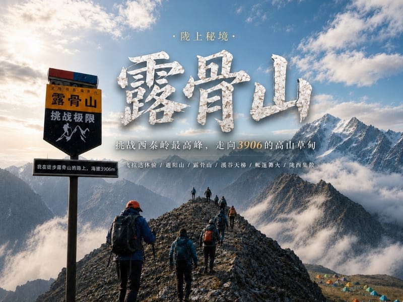 Lugu Mountain 3-Day Camping & Via Ferrata Adventure: Summit the Highest Peak of the West Qinling