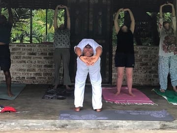 Yoga Class in Wathuregama, Sri Lanka
