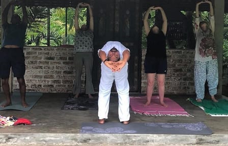 Yoga Class in Wathuregama, Sri Lanka