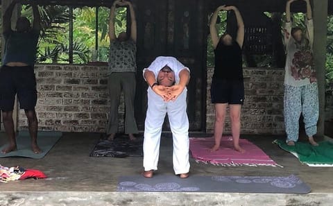 Yoga Class in Wathuregama, Sri Lanka