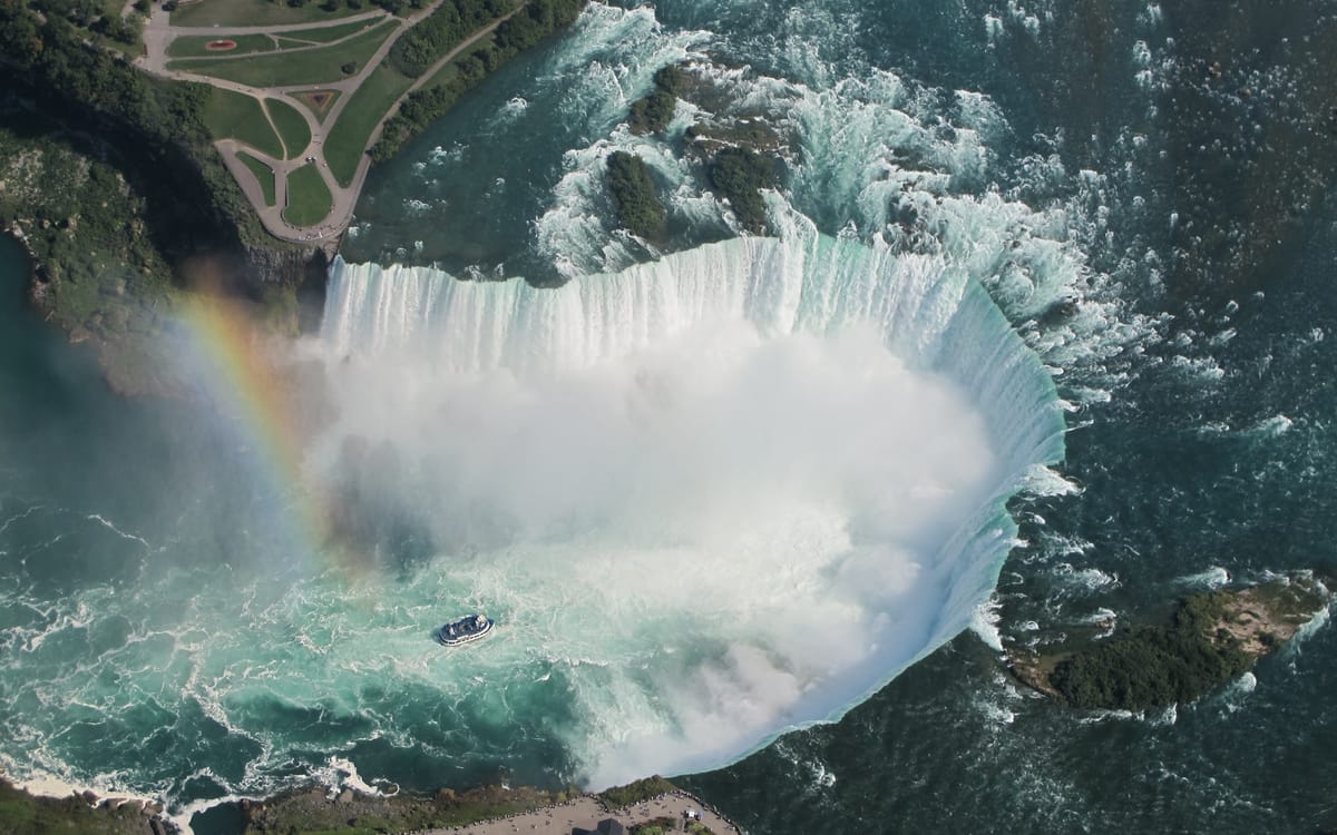 Niagara Falls Day Trip by Air from New York City