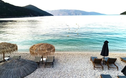 Explore Captain Corelli Beach and Caves in Chaliotata