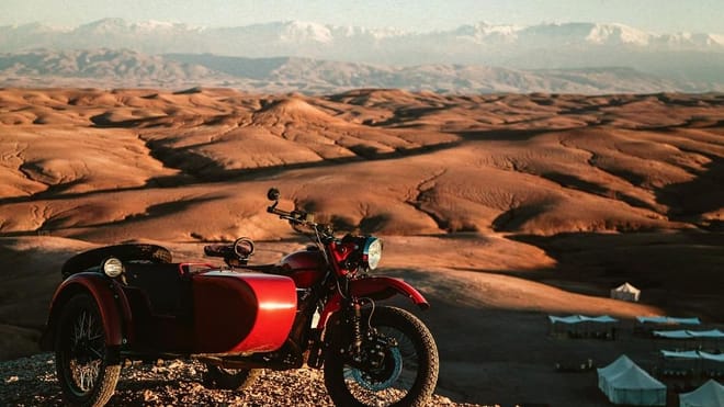 ½ Day : Desert Ride on Vintage Sidecar Moto | Private & Luxury	 9