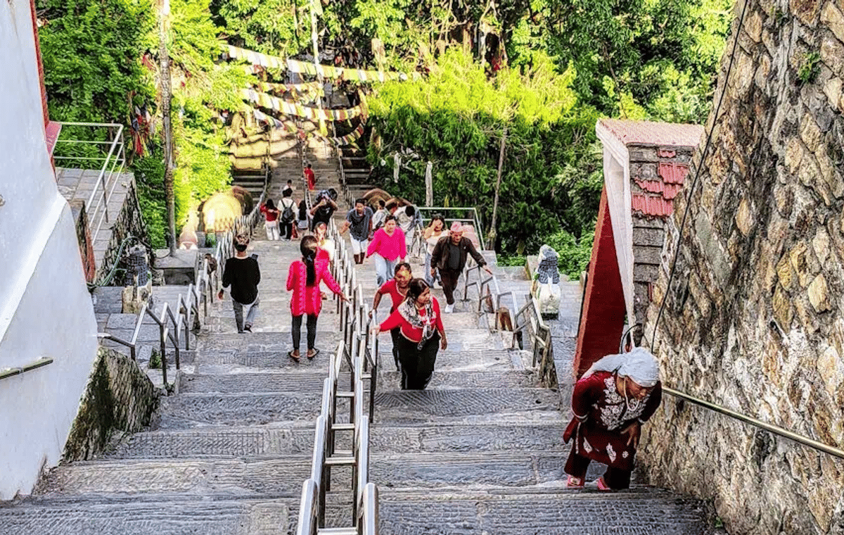 Walking to the Monkey Temple – Swayambhunath  – Private/Small Group