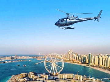 Helicopter Tour Over Dubai's Palm Jumeirah with Transfers
