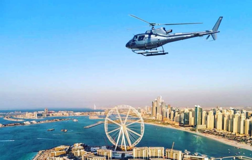 Helicopter Tour Over Dubai's Palm Jumeirah with Transfers