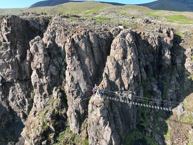 Fálkaklettur Via Ferrata á eigin vegum photo 5