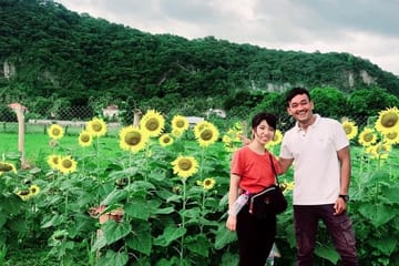 Afternoon tour by tuk tuk to bamboo train,bat cave,killing cave,countryside.