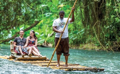 Bamboo Rafting and Limestone Foot Massage in Montego Bay