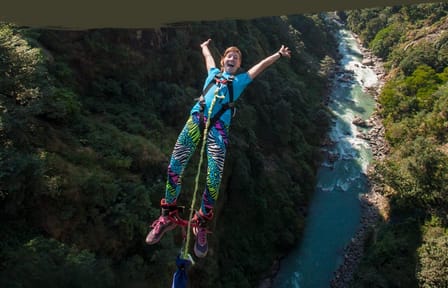 Bungee Jumping Adventure in Bhotekoshi, Nepal