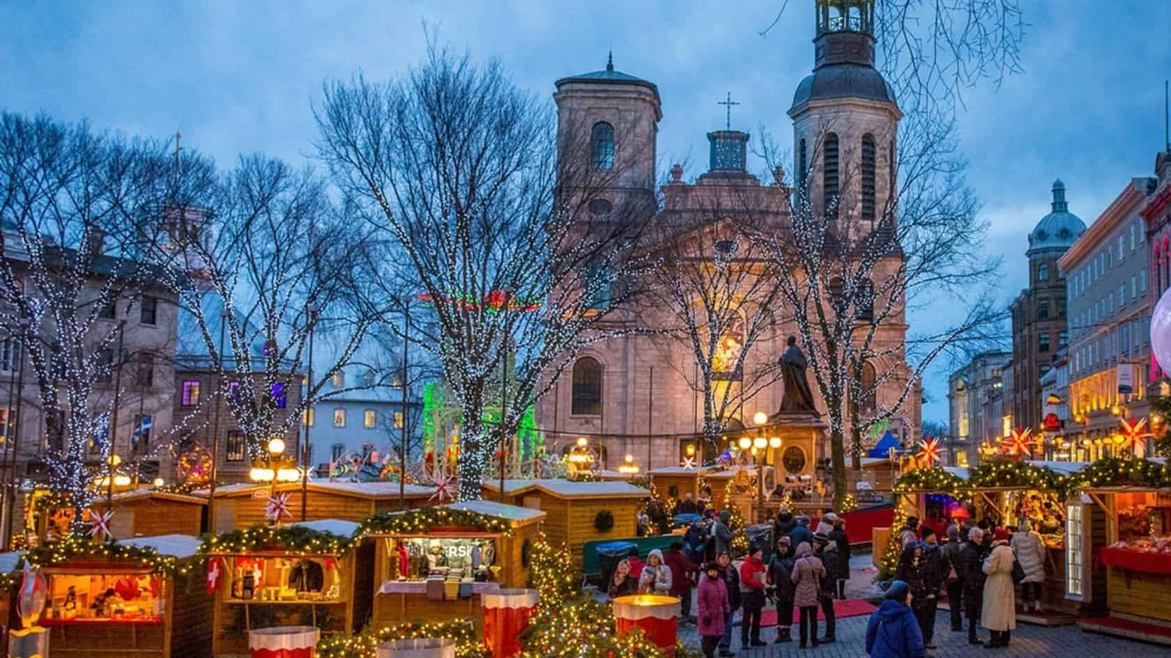 German Christmas Market in Quebec City
