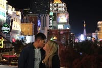 A beautiful backdrop of the Las Vegas strip