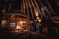 Enjoying great time around the fire