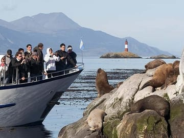 Catamaran Cruise to Sea Lions Island in Ushuaia