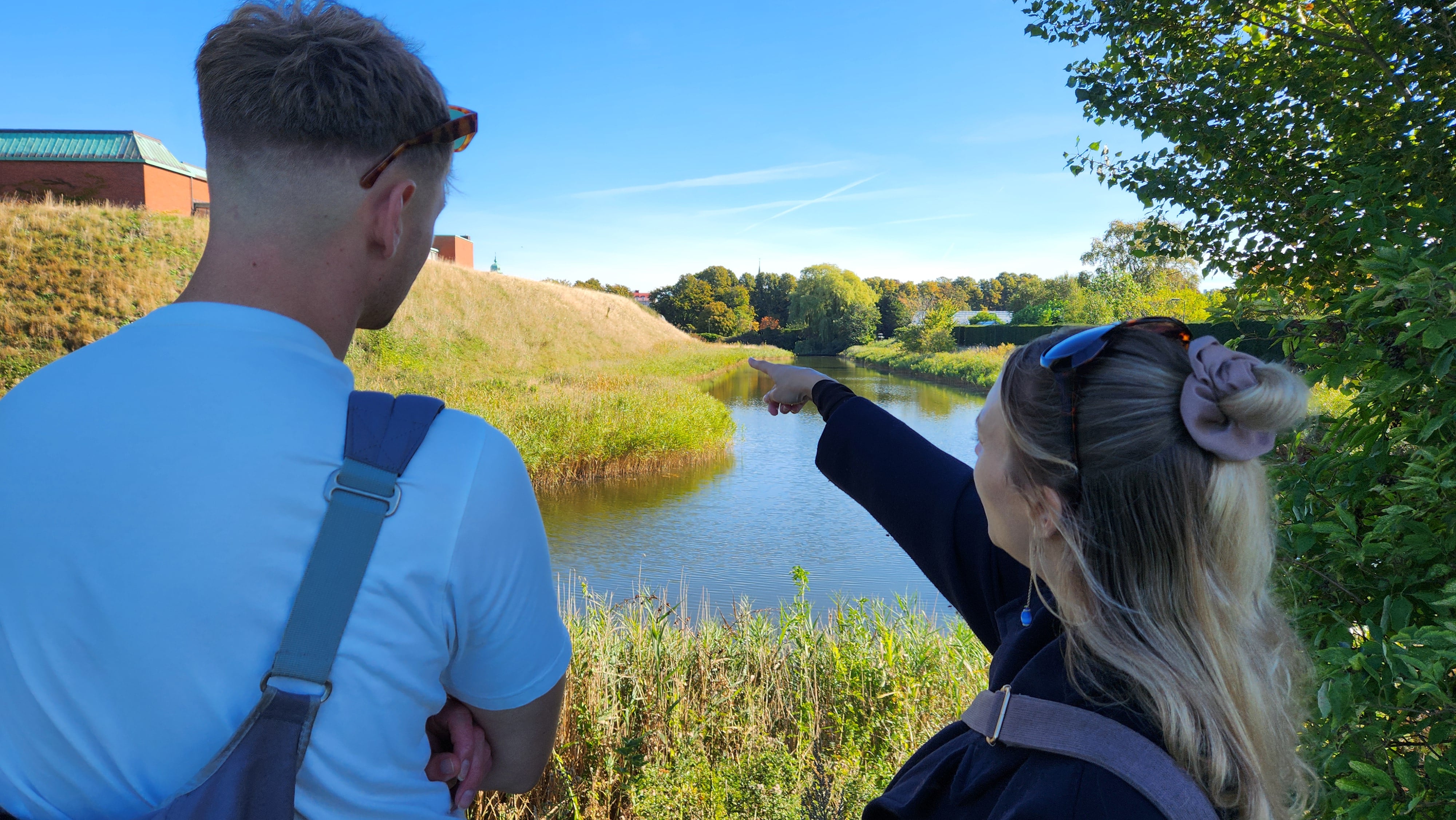 Ramparts and Moet at Malmø castle