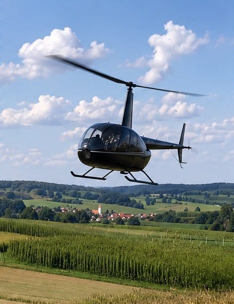 Hubschrauber fliegen
